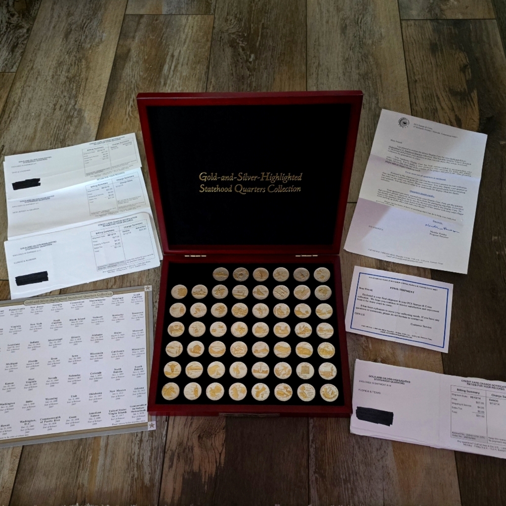 Gold and Silver Statehood Quarters Collection